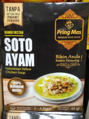 Pring Mas Bumbu Instan Soto Ayam 45g