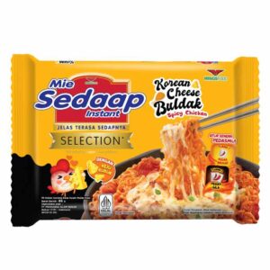 Mie sedaap korean cheese buldak spicy (5pcs)