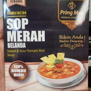 Piring mas bumbu Instan sop merah belanda 45g