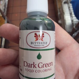 Butterfly Dark Green Colouring