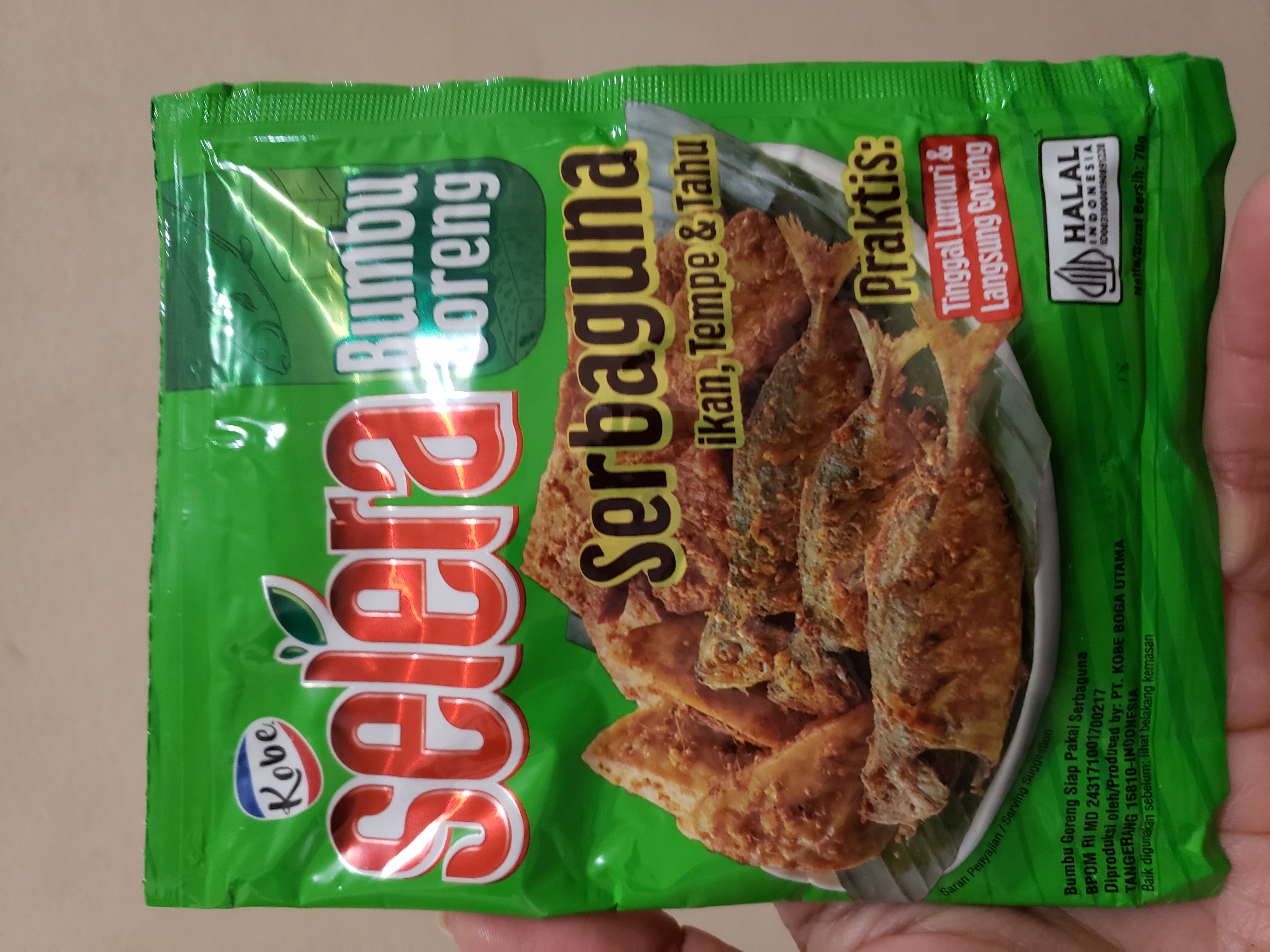 Kobe selera serbaguna ikan tempe tahu