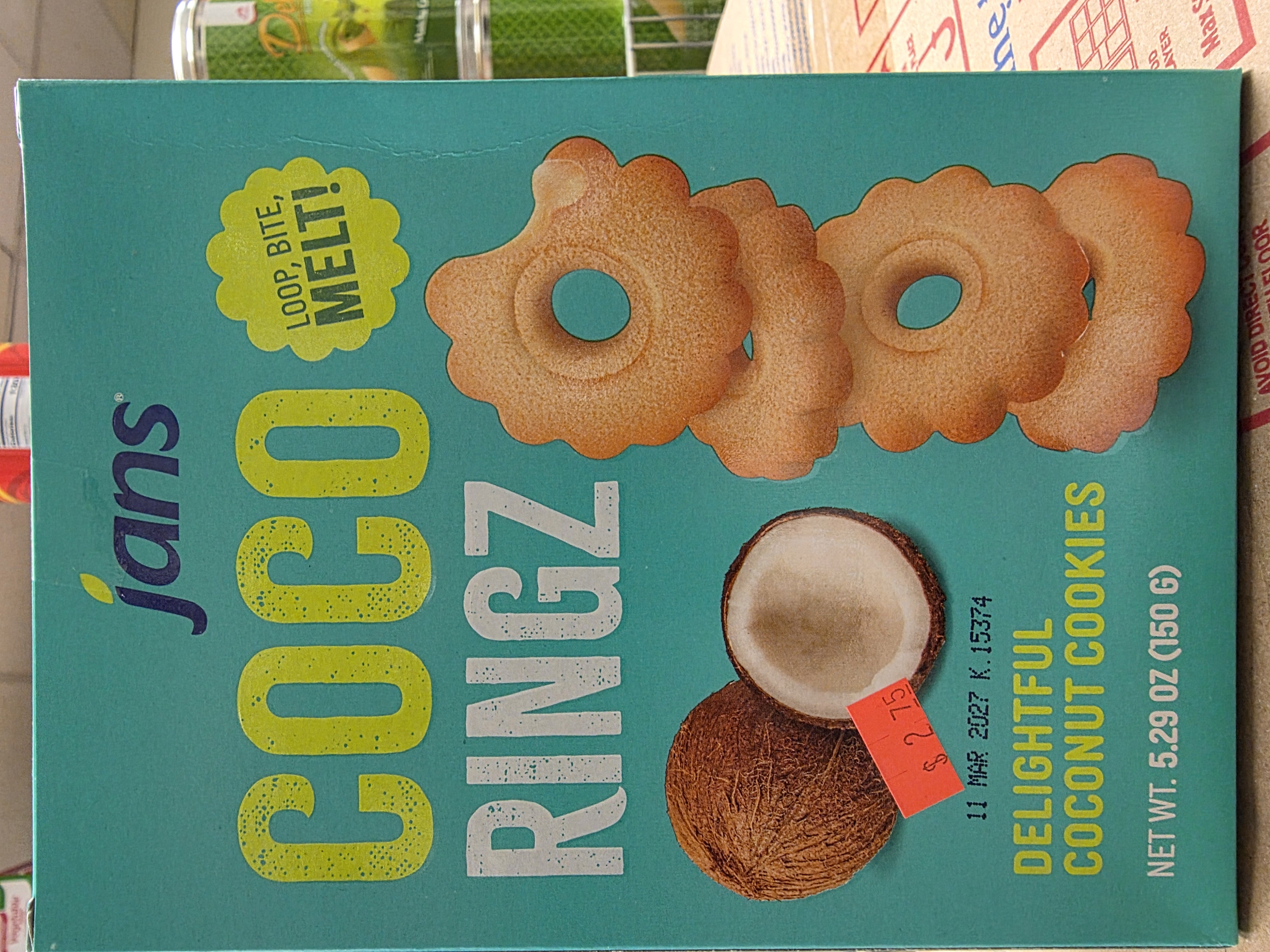 Jans Coco Rings Coconut Cookies
