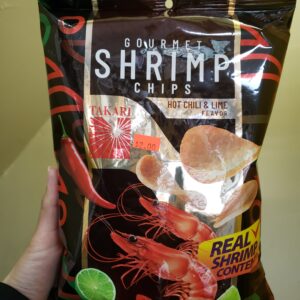 Takari shrimp chips hot chili & lime