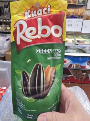 Kuaci Rebo Rasa Teh Hijau 60g