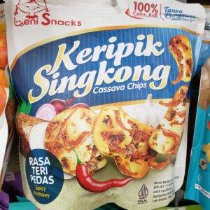 Leni Keripik Singkong Teri Pedas