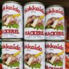 Hokkaido Mackerel in oil, salt added
