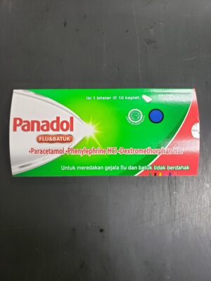 Panadol Flue & Batuk (hijau) 1 blister
