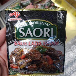 Saori Saus Lada Hitam 26ml